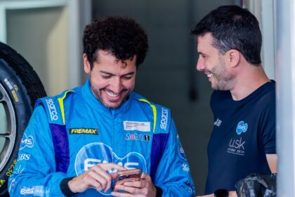 Leonardo Sanchez conclui últimos ajustes no Porsche antes da classificação da Carrera Rookie