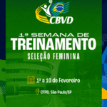 Seleção Brasileira Feminina de Vôlei Sentado inicia 1ª semana de treinamento visando o Campeonato Mundial