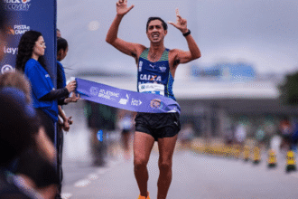 Caio Bonfim garante prata na meia maratona de marcha atlética do Grand Prix da China