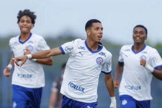Bahia conquista primeira vitória no Brasileirão Sub-20 ao bater o Fluminense