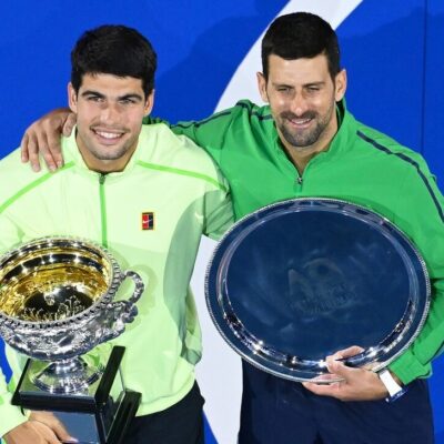 Alcaraz e Djokovic caem no mesmo lado da chave em Indian Wells