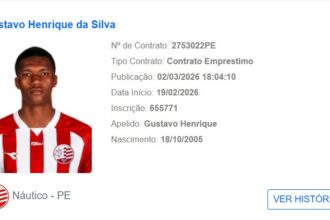 Náutico registra zagueiro Gustavo Henrique no BID e oficializa primeiro reforço para a Série B