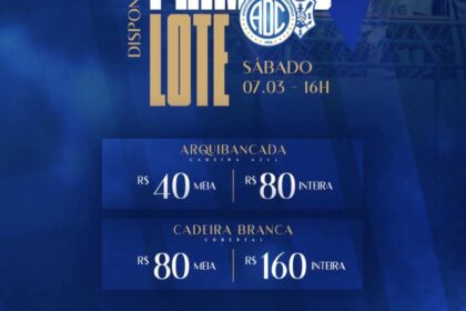 Confiança abre venda de ingressos para o primeiro jogo da final do estadual