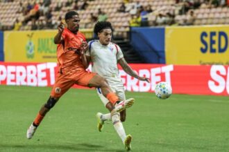Fortaleza faz gol nos acréscimos, derrota o Manauara e segue para a 4ª fase da Copa do Brasil