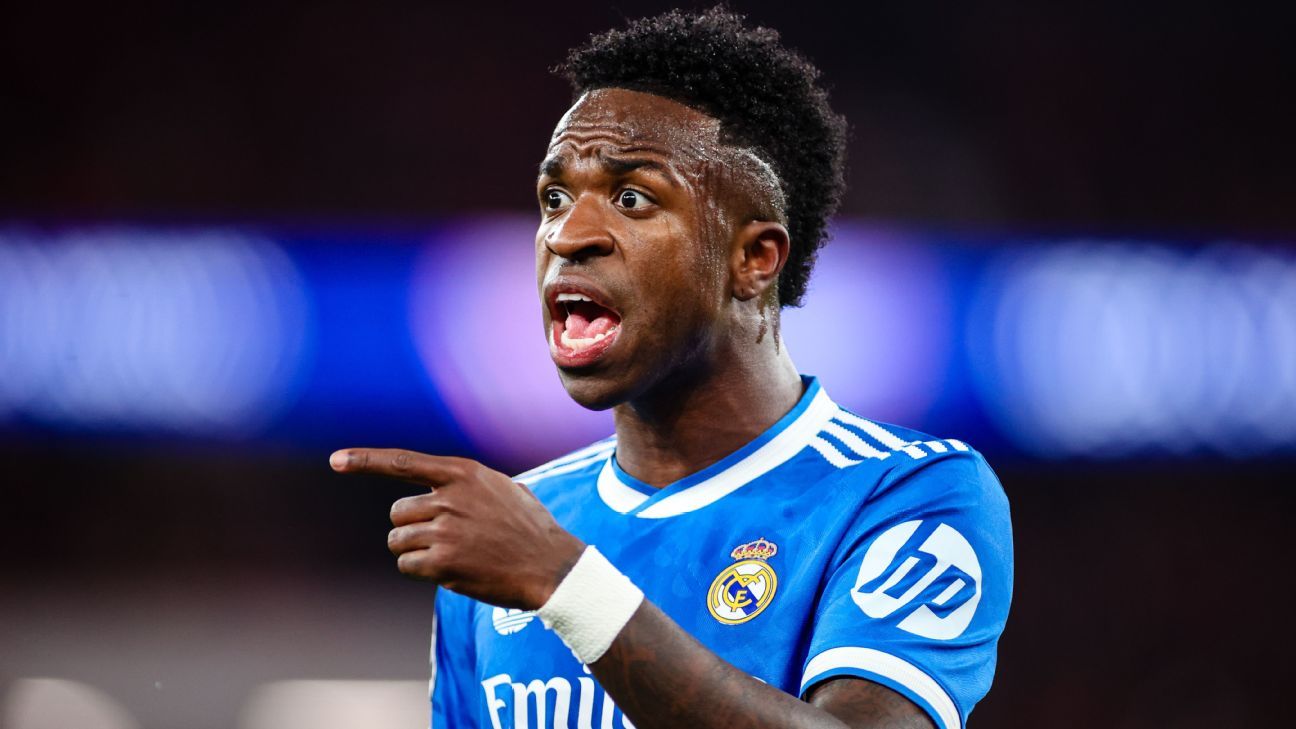 Hazard diz temer que Vinicius Jr. abandone futebol aos 30 anos devido à pressão e ao racismo - Imagem do artigo