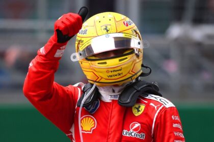 Hamilton festeja primeiro pódio pela Ferrari e classifica GP da China como “uma das corridas mais divertidas”