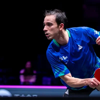 Calderano é eliminado por Félix Lebrun nas quartas do WTT Champions de Chongqing