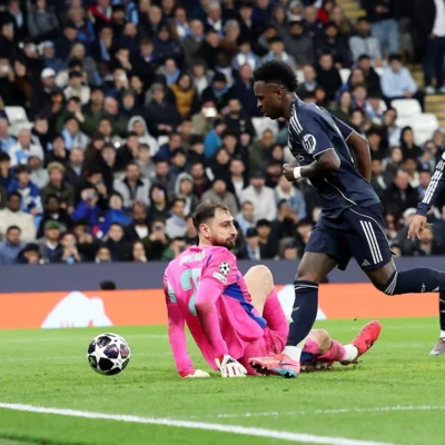 Vinícius Júnior decide, Real Madrid elimina Manchester City e avança na Liga dos Campeões