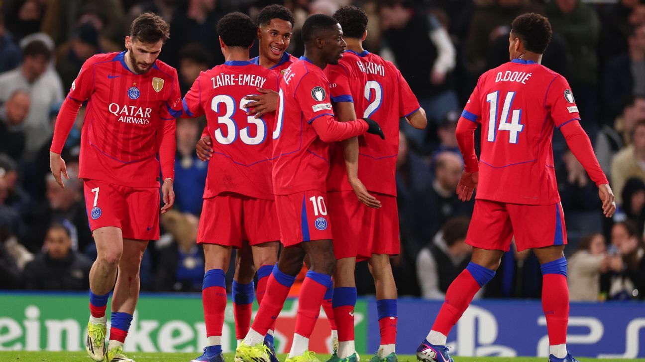 PSG volta a superar o Chelsea, faz 3 a 0 em Londres e confirma vaga nas quartas da Champions - Imagem do artigo
