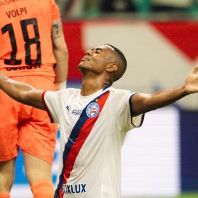Erick marca, Bahia derrota Bragantino na Fonte Nova e conquista primeira vitória em casa na Série A