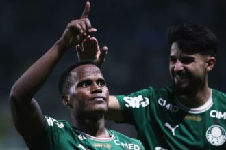 Palmeiras bate Botafogo no Allianz Parque e assume a ponta do Brasileirão