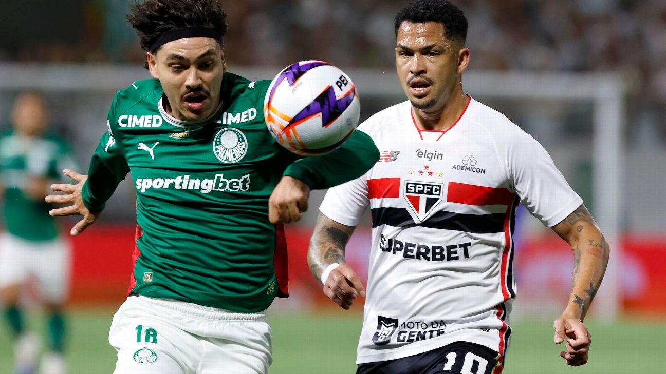Choque-Rei deste sábado coloca São Paulo e Palmeiras novamente na luta direta pela liderança do Brasileirão - Imagem do artigo