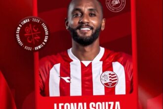 Náutico confirma volante Leonai Souza para a sequência da temporada