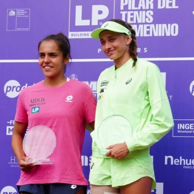 Ana Candiotto assegura título de duplas no ITF de Santiago e para na semifinal de simples