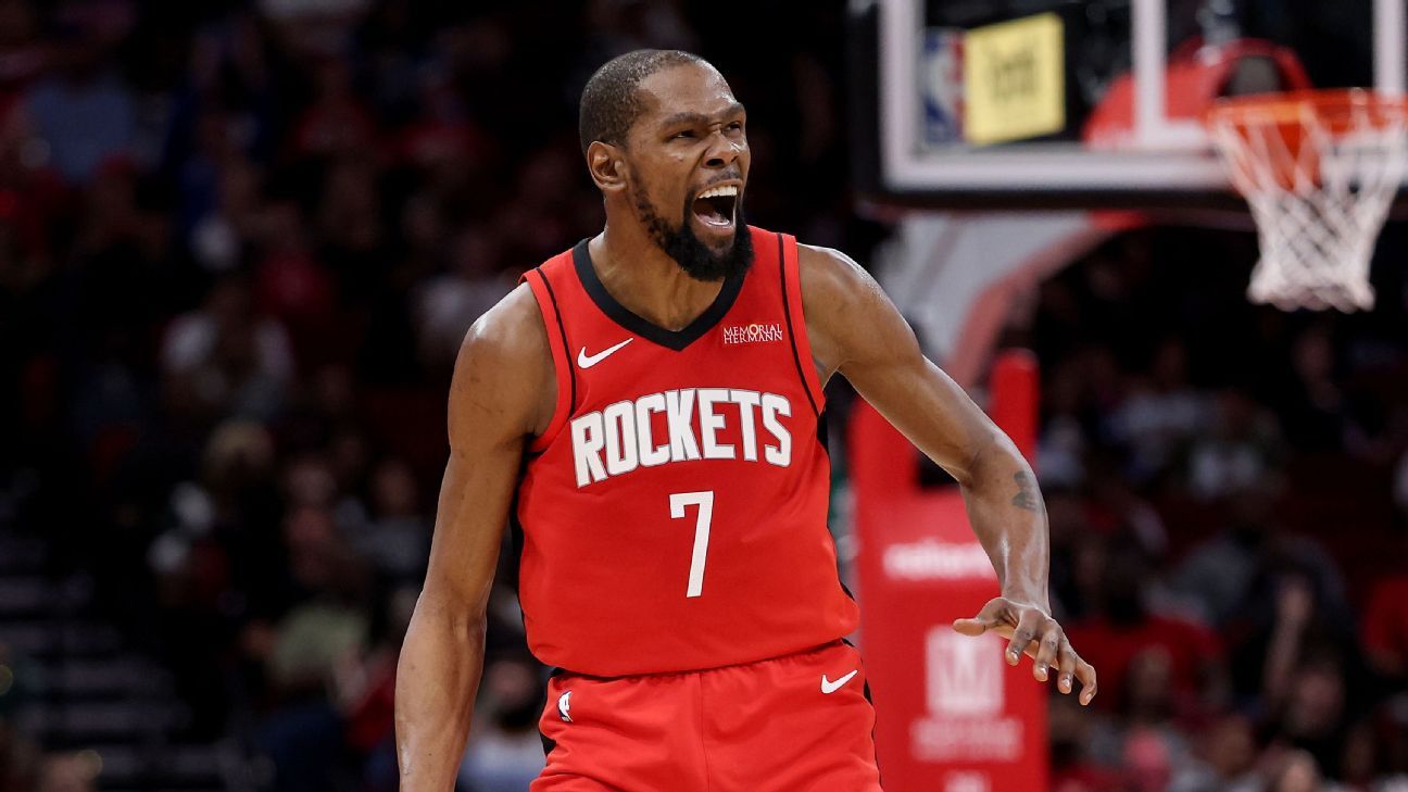 Kevin Durant ultrapassa Michael Jordan e assume a quinta posição entre os maiores cestinhas da NBA - Imagem do artigo