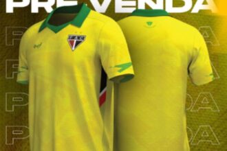 Ferroviário-CE apresenta camisa especial nas cores da seleção brasileira