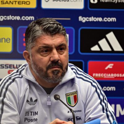 Gattuso reconhece peso de recolocar a Itália na Copa: “Carrego um país nas costas”