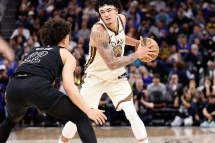 Gui Santos alcança 31 pontos, quebra marca brasileira e lidera Warriors em triunfo sobre os Nets