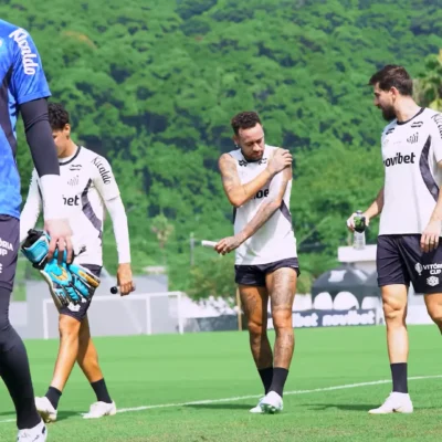 Neymar participa de treino no Santos, e Gabigol é baixa para duelo com o Remo