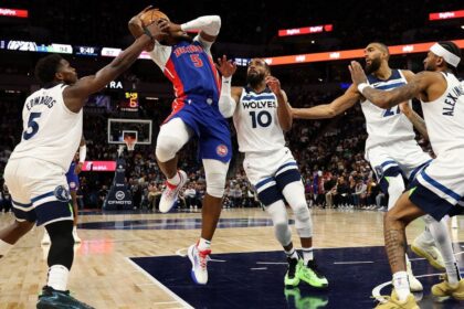 Pistons reencontram Timberwolves após briga com sete expulsões; duelo terá transmissão no Disney+
