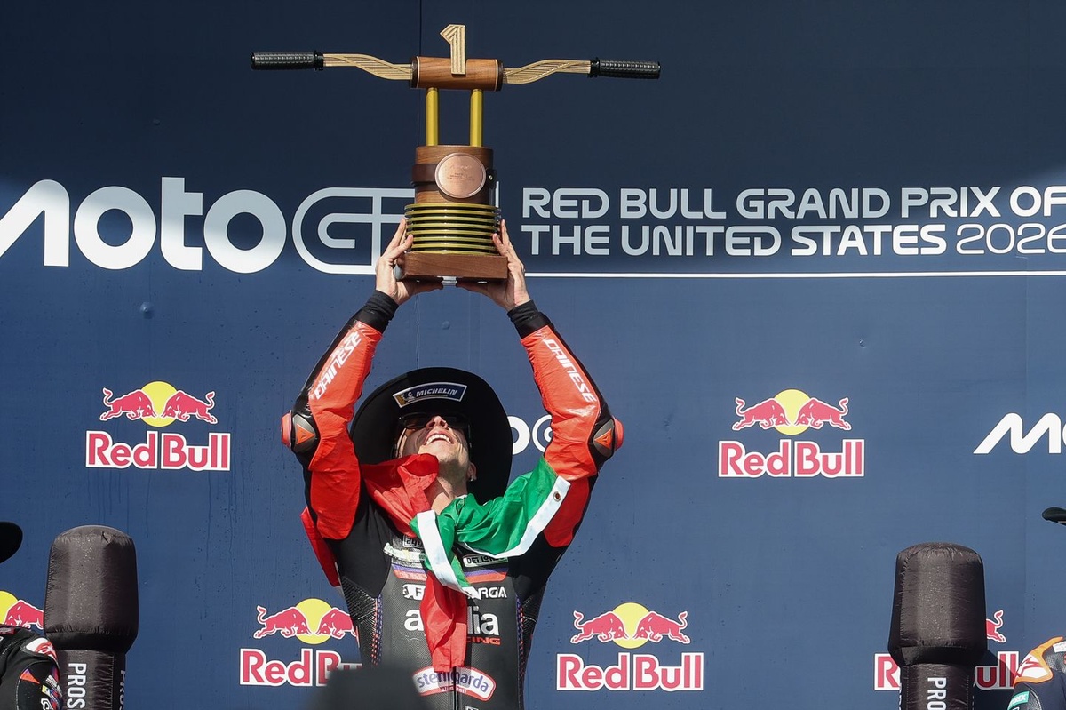 Bezzecchi iguala série de cinco vitórias e estabelece novo recorde de voltas na liderança na MotoGP - Imagem do artigo