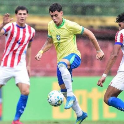 Imagem destacada Seleção brasileira sub 20 derrota o Paraguai por 3 a 1 em amistoso no Canindé