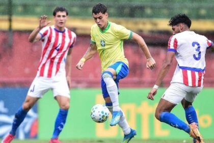 Imagem destacada Seleção brasileira sub 20 derrota o Paraguai por 3 a 1 em amistoso no Canindé