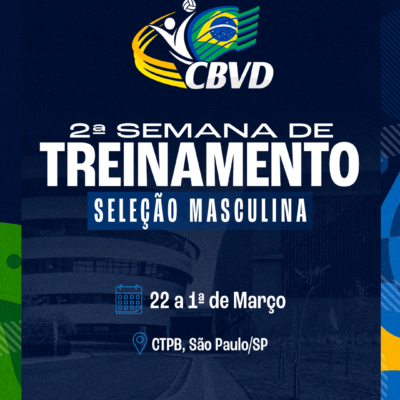 Seleção Brasileira Masculina de Vôlei Sentado inicia 2ª Semana de Treinamento em São Paulo