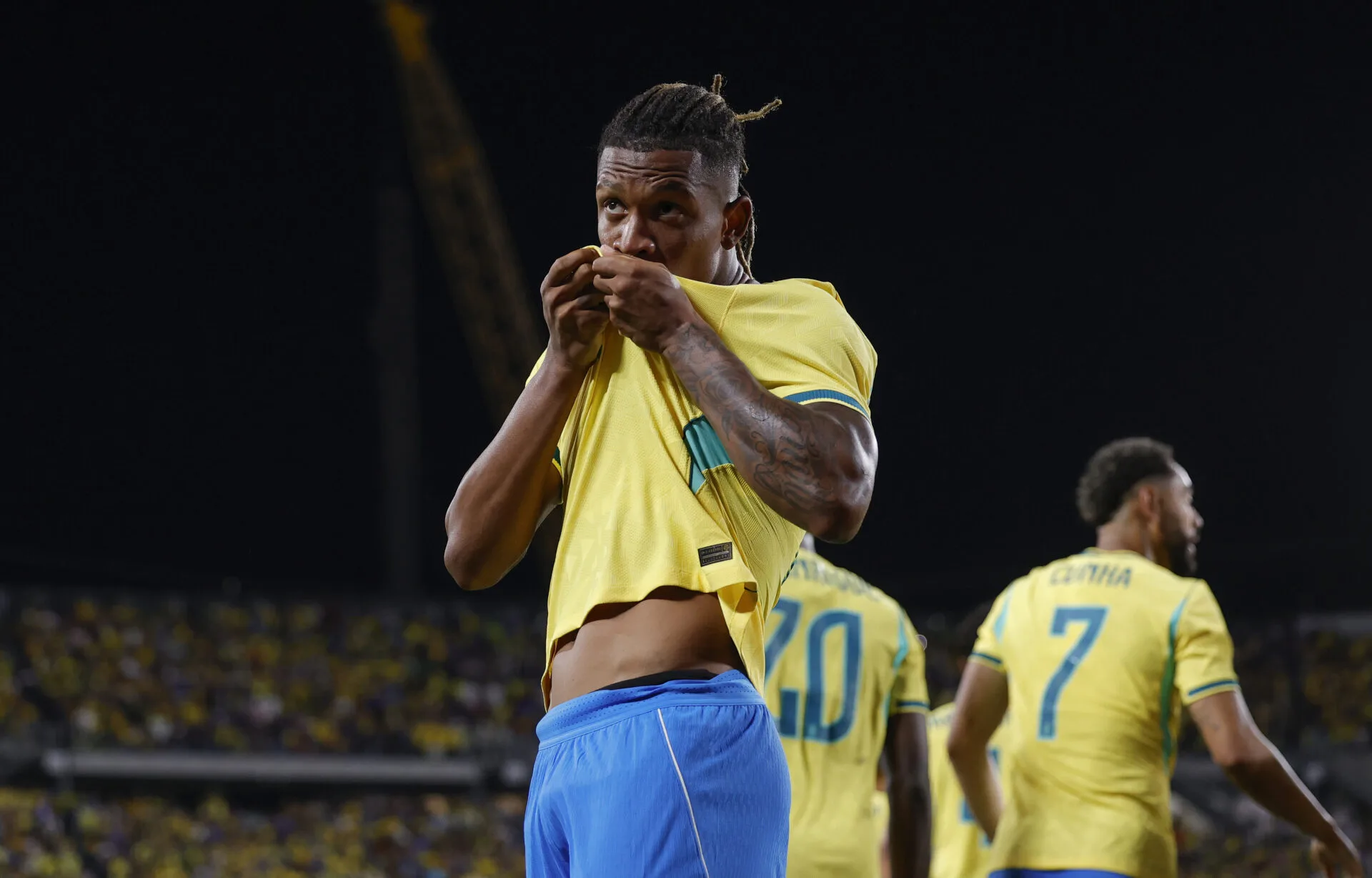 Mudanças de Ancelotti contra Croácia elevam Endrick, Danilo Santos e Ibañez na briga por vaga - Imagem do artigo original