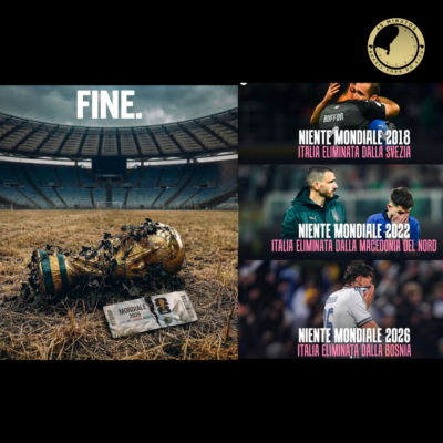 Imagem destacada Itália está fora da Copa do Mundo de 2026 após novo fracasso nas Eliminatórias Europeias