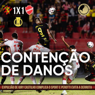 Imagem destacada Sport arranca empate diante do Vila Nova na Série B mesmo com um jogador a menos e estádio vazio