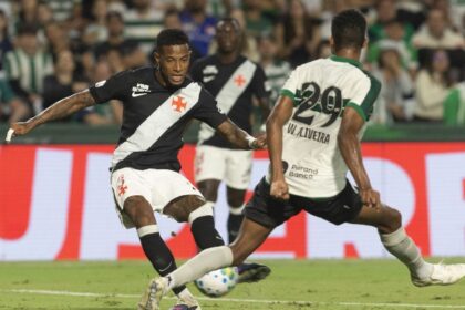 Imagem destacada Gol contra nos acréscimos impede vitória do Vasco, e Coritiba arranca empate no Couto Pereira