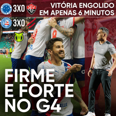 Imagem destacada Podcast “45 Minutos” disseca triunfos de Cruzeiro e Bahia na 9ª rodada da Série A