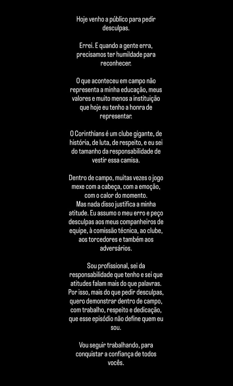 Corinthians acionará departamento jurídico e aplicará multa a Allan após expulsão no Maracanã - Imagem do artigo original
