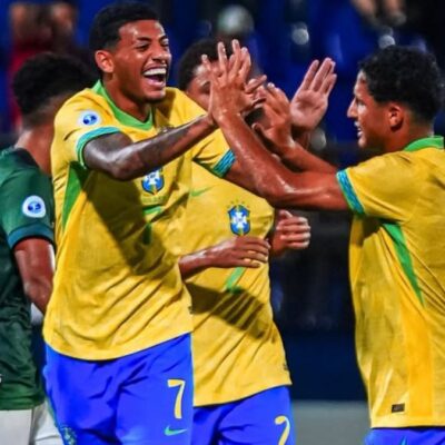 Imagem destacada Kauê Furquim anota três gols e lidera Brasil Sub 17 na estreia contra a Bolívia