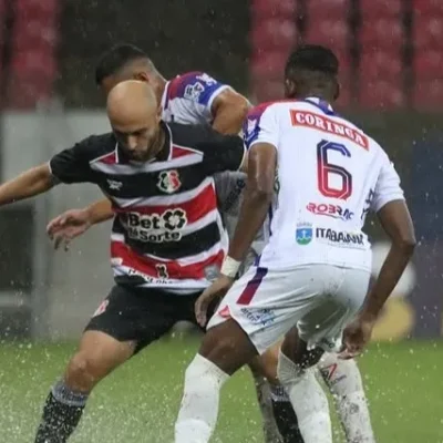 Imagem destacada Santa Cruz supera Itabaiana sob chuva e apagão e larga com vitória na Série C 2026