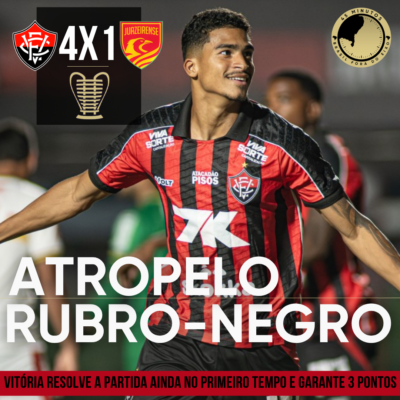Imagem destacada Vitória goleia Juazeirense por 4 a 1 e assume liderança do grupo na Copa do Nordeste