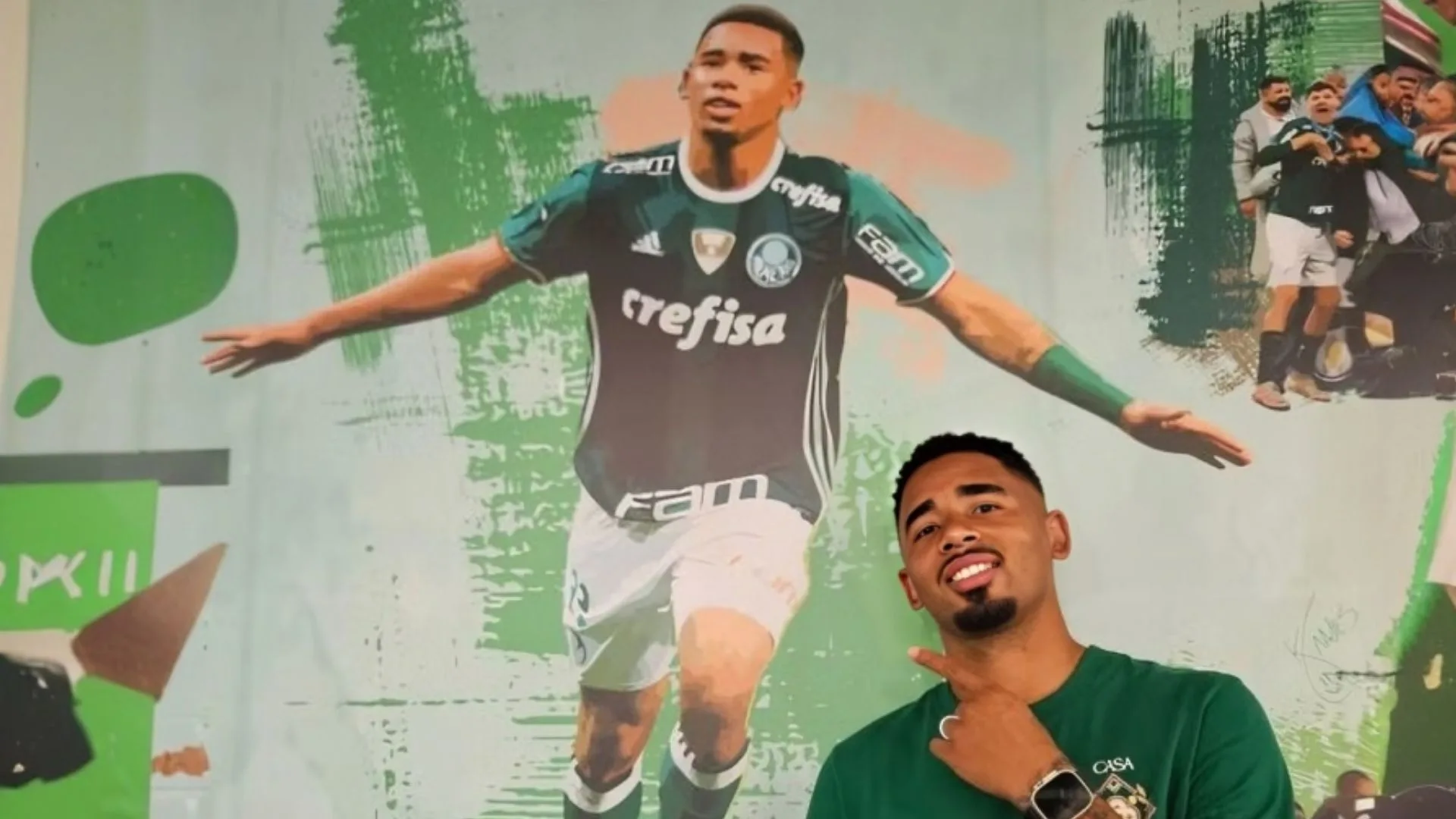 Gabriel Jesus admite vontade de voltar ao Palmeiras, mas mantém foco no Arsenal - Imagem do artigo