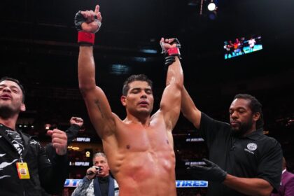 Imagem destacada Paulo Borrachinha destaca velocidade e potência para bater Murzakanov nos 93 kg no UFC 327