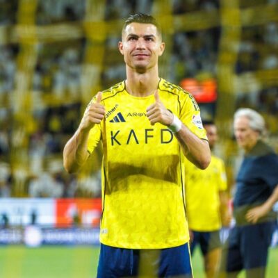 Imagem destacada Cristiano Ronaldo alcança 968º gol em triunfo do Al Nassr e mantém equipe na ponta da Liga Saudita