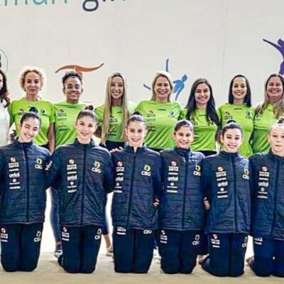 Imagem destacada Brasil garante presença em cinco finais na etapa de Tashkent da Copa do Mundo de ginástica rítmica