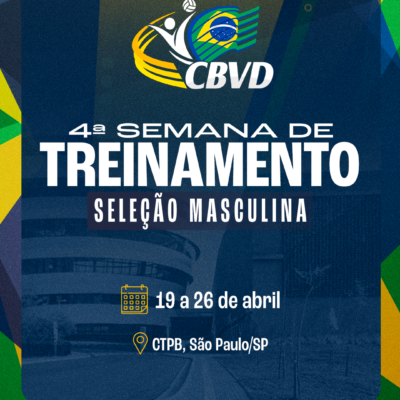 CBVD 2026 SEMANA DE TREINAMENTO M