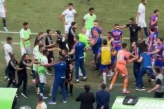 SÉRIE B: Empate entre Fortaleza e Cuiabá é marcado por briga entre técnicos no Castelão