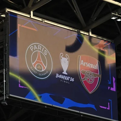 Final da Champions entre PSG e Arsenal é o principal destaque da programação de futebol na TV neste sábado (30)