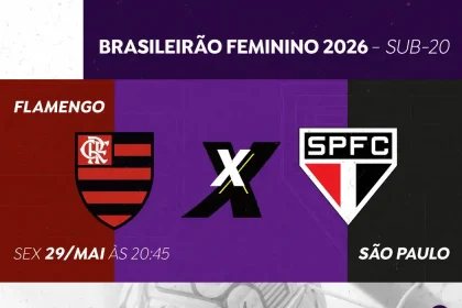 Brasileirão Feminino Sub-20: TV Brasil transmite Flamengo X São Paulo