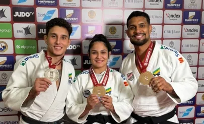Brasil conquista uma prata e dois bronzes no Grand Slam de Astana