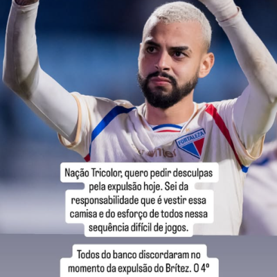 Pierre pede desculpas pela expulsão contra o Avaí, mas contesta versão do quarto árbitro