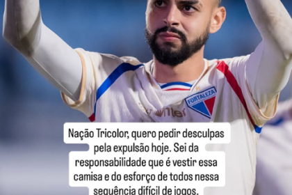 Pierre pede desculpas pela expulsão contra o Avaí, mas contesta versão do quarto árbitro