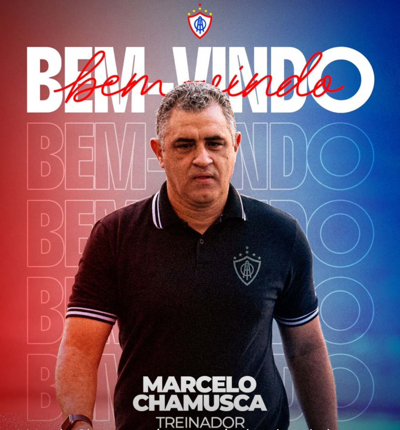 Marcelo Chamusca é o novo técnico do Itabaiana para a sequência da Série C do Campeonato Brasileiro.