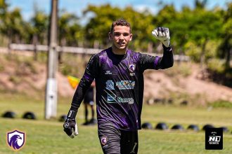 Promessa na Trave: Goleiro Luiz Eduardo Saldanha destaca evolução e foco no processo da base do Falcon FC